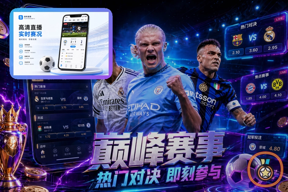 雷速体育直播与赛事服务视觉图